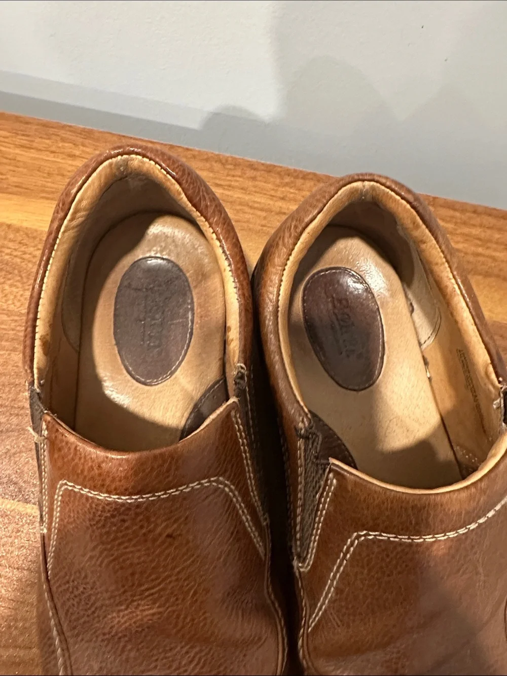 Men's Brown Slip-On Leather Casual Shoe